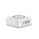 LDNIO CHARGER 4 PORT (3A1C) 30W 5V 3A WIRELESS 18W 5V 3A AW004 BREZŽIČNI POLNILEC