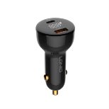 LDNIO CAR CHARGER 2 PORT (1A1C) 100W 5V 3A C101 AVTO POLNILEC