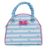 LOUNGEFLY SANRIO TUXEDO SAM STRIPED CROSS BODY TORBA