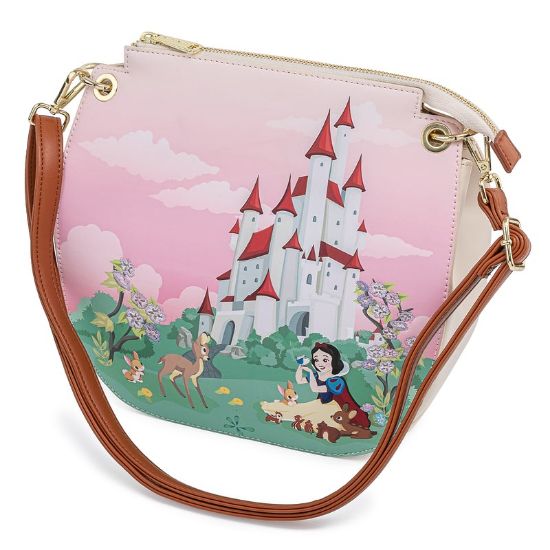 LOUNGEFLY DISNEY SNOW WHITE CASTLE SERIES CROSS BODY BAG TORBICA