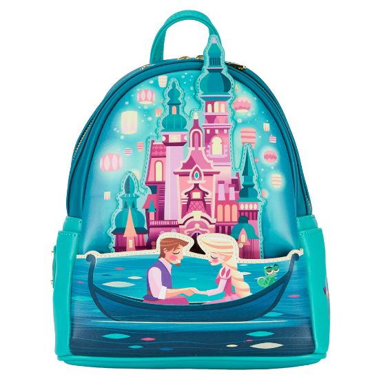 LOUNGEFLY DISNEY TANGLED PRINCESS CASTLE MINI NAHRBTNIK