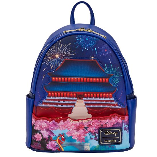 LOUNGEFLY DISNEY MULAN CASTLE LIGHT UP MINI NAHRBTNIK