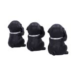 NEMESIS NOW THREE WISE LABRADORS 8.5CM KIPCI