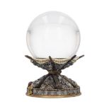 NEMESIS NOW HARRY POTTER WAND CRYSTAL BALL & HOLDER 16CM 