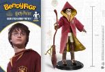 NOBLE COLLECTION - HARRY POTTER - BENDYFIGS - QUIDDITCH HARRY POTTER FIGURA