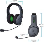 Brezžične slušalke PDP LVL50 Chat Headset za XBOX One sive barve