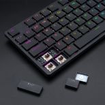 REDRAGON ANUBIS K539 RGB BREZŽIČNA MEHANSKA TIPKOVNICA, ČRNA