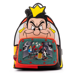 LOUNGEFLY DISNEY VILLAINS SCENE SERIES QUEEN OF HEARTS MINI NAHRBTNIK