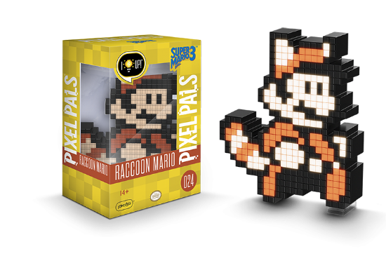 PIXEL PALS SVETILKA SUPER MARIO RACCOON MARIO