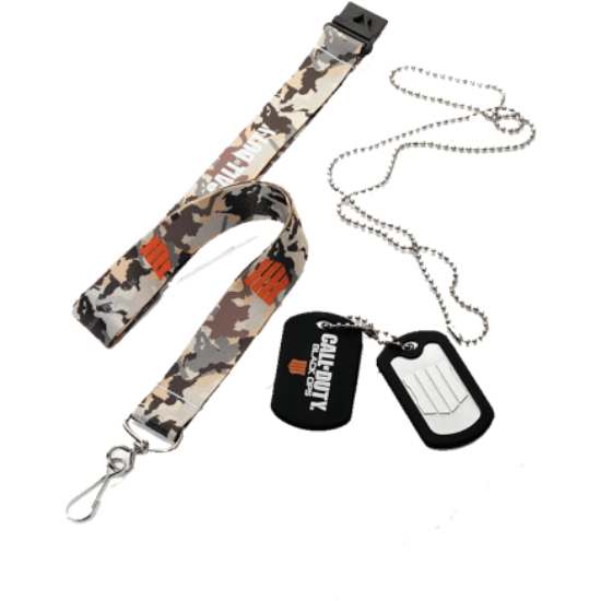 TRAK IN DOG TAG SET CALL OF DUTY BLACK OPS 4