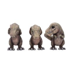 NEMESIS NOW THREE WISE TYRANNOSAURUS REX