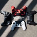 DRAGONSHOCK MIZAR BREZŽIČNI KONTROLER ZA PS4, PC, MOBILE - SIVE CAMO BARVE
