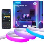 GOVEE NEON svetlobni trak za dekoracijo stene 5 m