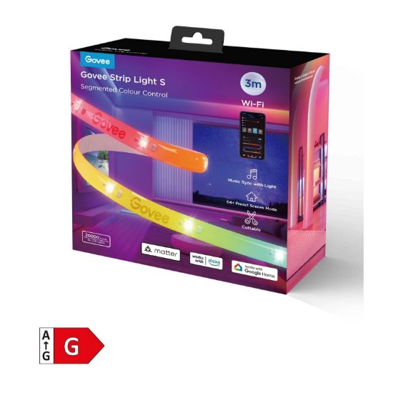 GOVEE RGBIC LED svetlobni trak S 3 m