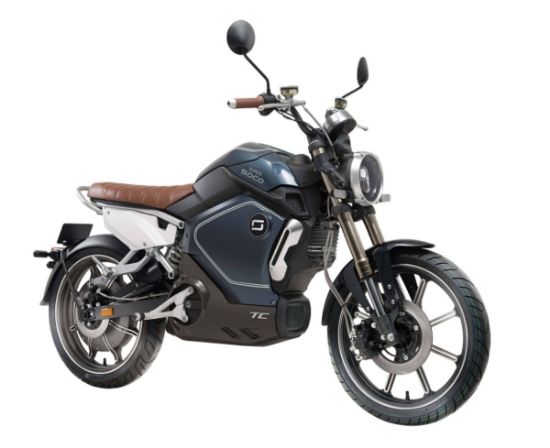 SUPER SOCO TC električno motorno kolo modre barve
