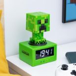 PALADONE MINECRAFT CREEPER ICON ALARM CLOCK budilka