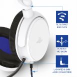 4GAMERS PS4 STEREO GAMING SLUŠALKE PRO4-50S BELE