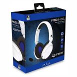 4GAMERS PS4 STEREO GAMING SLUŠALKE PRO4-50S BELE
