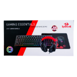REDRAGON COMBO S149-BA SET (4in1) TIPKOVNICA S ŠUMNIKI, MIŠKA, SLUŠALKE IN PODLOGA