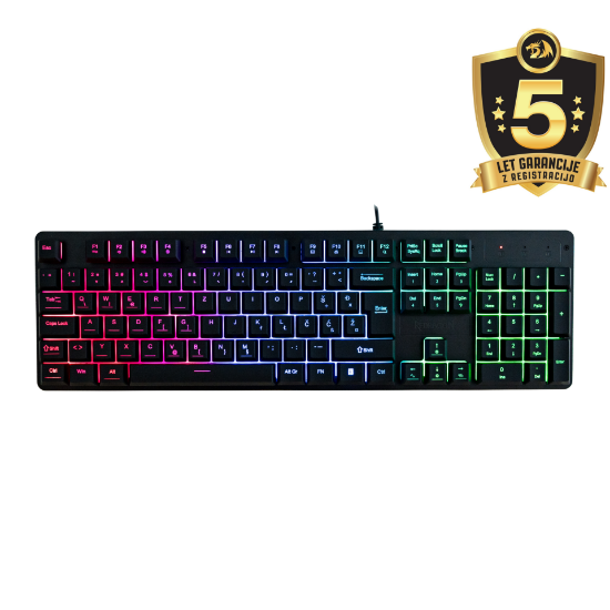 REDRAGON NETHERBANE K521 RGB TIPKOVNICA S ŠUMNIKI