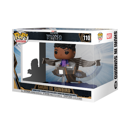 FUNKO POP RIDES SUPER DELUXE: BLACK PANTHER - SHURI IN SUNBIRD