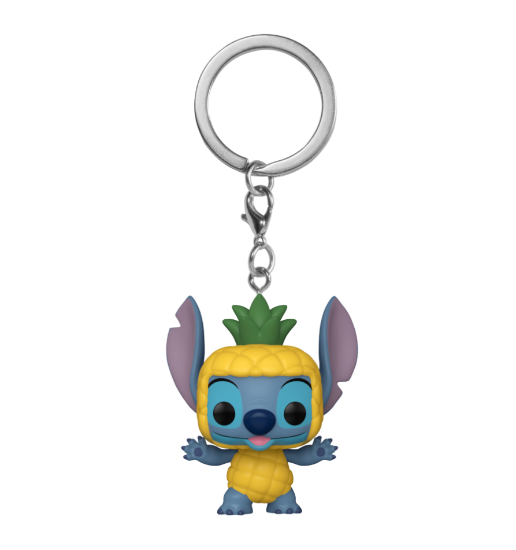 FUNKO POP KEYCHAIN: DISNEY - STITCH PINEAPPLE COSTUME obesek