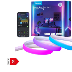 GOVEE NEON svetlobni trak za dekoracijo stene 5 m