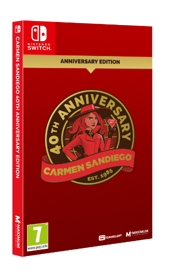 Carmen Sandiego 40th Anniversary Edition (Nintendo Switch)