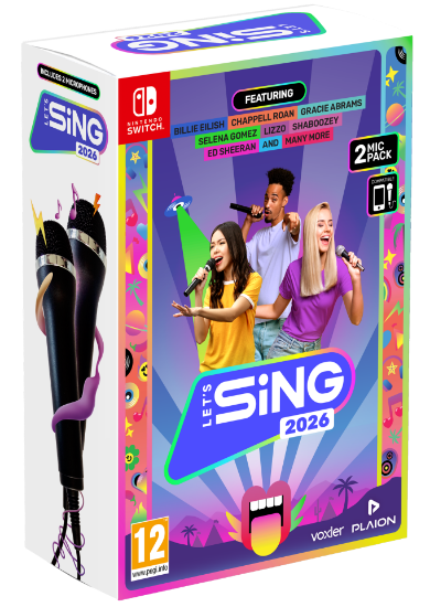 Let's Sing 2026 + 2 Mic Pack (Nintendo Switch)