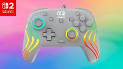 TURTLE BEACH SWITCH 2 AFTERGLOW WAVE žični kontroler sive barve