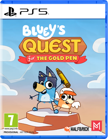 Bluey's Quest For The Gold Pen (Playstation 5)