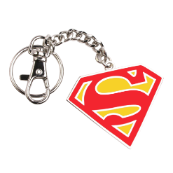 NOBLE COLLECTION DC Superman rdeč obesek