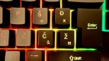 REDRAGON SHIVA K512 RGB TIPKOVNICA SLO/CRO, ČRNA