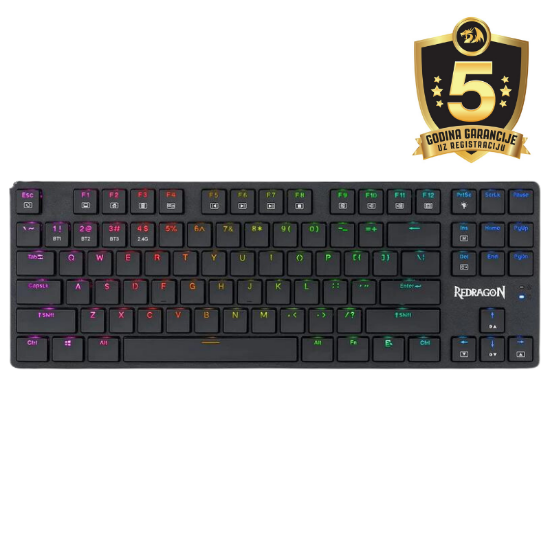 REDRAGON ANUBIS K539 RGB BREZŽIČNA MEHANSKA TIPKOVNICA, ČRNA