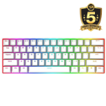 REDRAGON DRAGONBORN K630 RGB MEHANSKA TIPKOVNICA BELA, RDEČA STIKALA