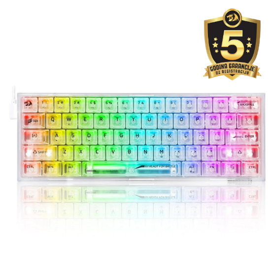 REDRAGON FIZZ K617CT-RGB ŽIČNA MEHANSKA TIPKOVNICA