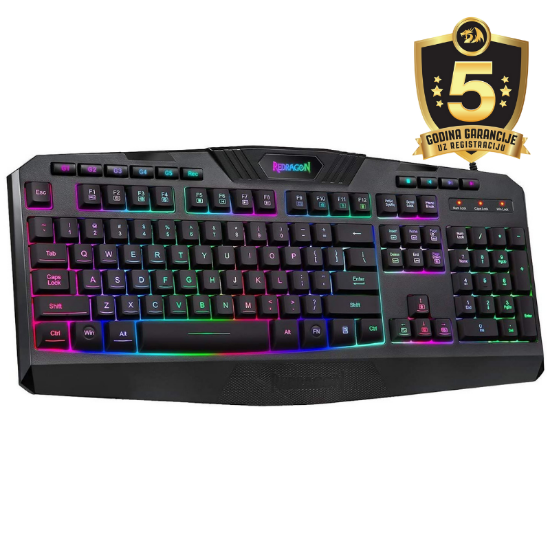 REDRAGON HARPE K503 GAMING RGB ŽIČNA TIPKOVNICA