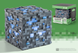 NOBLE COLLECTION Minecraft Illuminating diamond ore replika