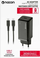 NACON SWITCH 2 AC CHARGER 65W USB-C polnilec