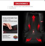 TIGERNU RHEA NAHRBTNIK ZA PRENOSNI RAČUNALNIK USB 15.6" ČRN