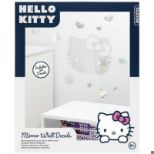 PALADONE Hello Kitty mirror stenske nalepke