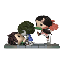 FUNKO POP MOMENTS: DEMON SLAYER - TANJIRO &amp; NEZUKO VS. TEMPLE DEMON