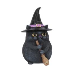 NEMESIS NOW LUCKY BLACK CAT figurica 12CM