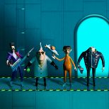 NOBLE COLLECTION Bendyfig Universal Minions Felonius Gru figurica