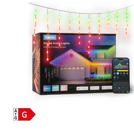 GOVEE ICICLE LED ledene sveče - 10 m