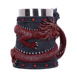 NEMESIS NOW DRAGON COIL RED vrč 16CM