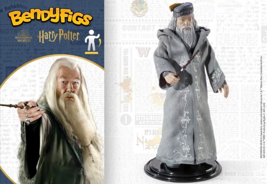 NOBLE COLLECTION Bendyfig Harry Potter Albus Dumbledore figurica