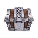 NEMESIS NOW World of Warcraft silverbound treasure chest dekorativna škatlica