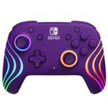 PDP SWITCH 2 & 1 BREZŽIČNI KONTROLER AFTERGLOW WAVE - VIJOLIČNE BARVE