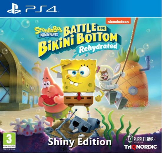 Spongebob SquarePants: Battle for Bikini Bottom - Rehydrated - Shiny Edition (PS4)